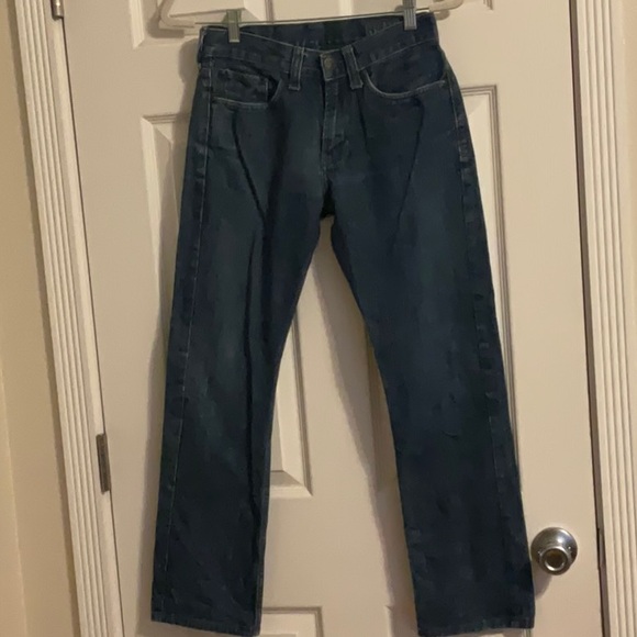 Bullhead young men’s jeans bundle. 2 blue jeans 100 percent cotton, 1 tan jeans - Picture 2 of 16